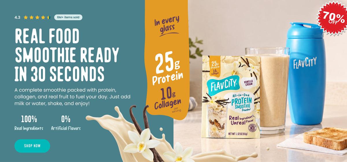 Real food smoothie ready in 30 secondS